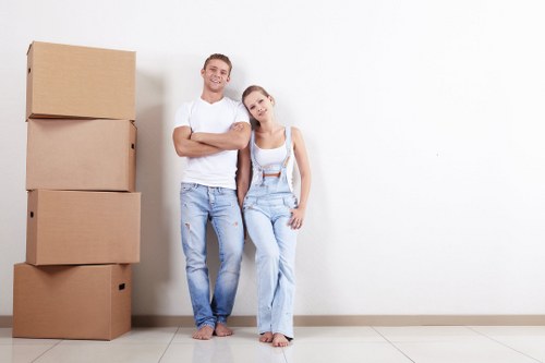 Packing boxes and materials for a Shoreditch home or office move