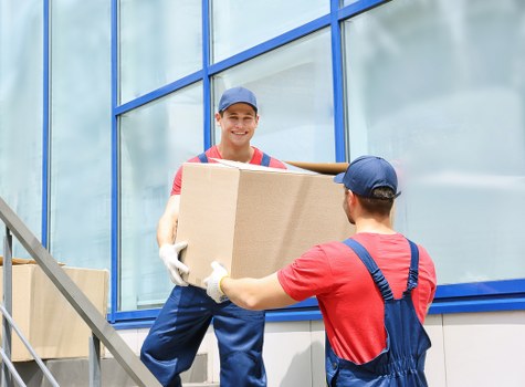 Office relocation support in Shoreditch commercial area