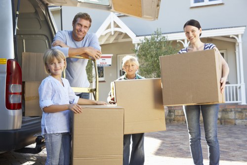 Moving boxes and small furniture from a Shoreditch flat