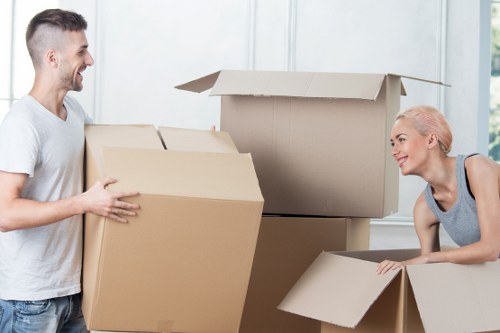 Office removal service relocating business equipment in Shoreditch