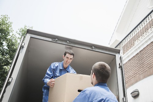 Mover handling furniture with professional training
