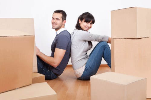 Man and van support for flat moves and office transport in Shoreditch