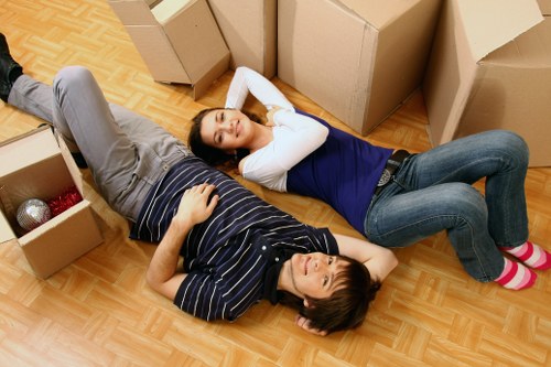 Office furniture relocation in a Shoreditch workspace