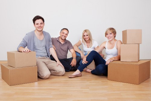 Business move delivery and setup in a Shoreditch office